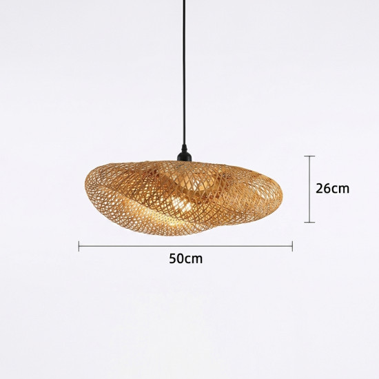 Straw Chandelier Small